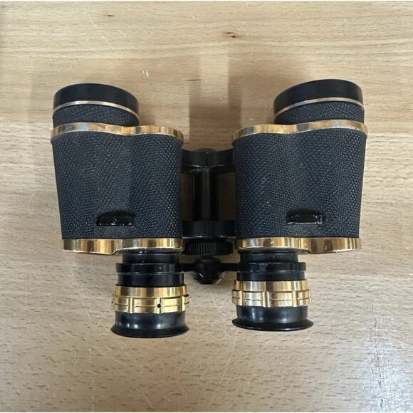 VTG Tasco Binoculars 1976 Montreal Olympics 7x35 Wide Angle w/Leather Case AS IS - Picture 5 of 8